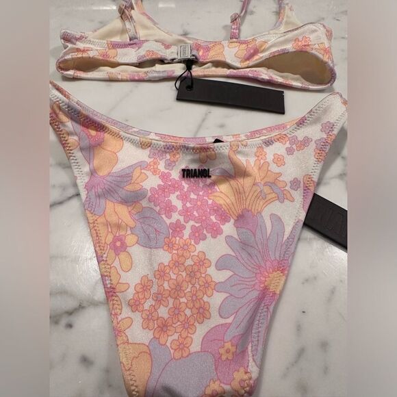 TRIANGL MACI CHEEKY SHERBET FLORAL SET NO BAG NEW WITH TAGS - Picture 5 of 5
